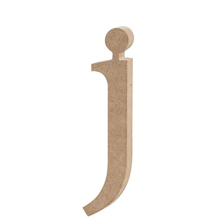 Letter, j, 15,5 cm, 2 cm, 1 pc