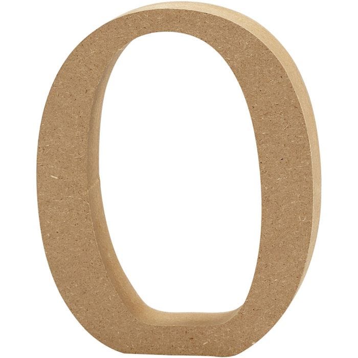 Letter, O, 13 cm, 2 cm, 1 pc