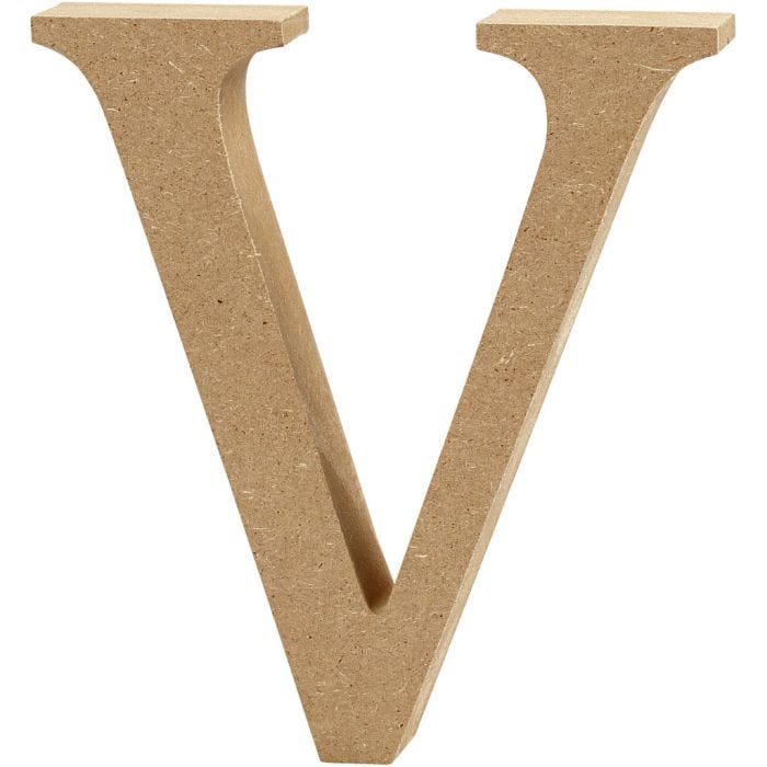 Letter, V, 13 cm, 2 cm, 1 pc