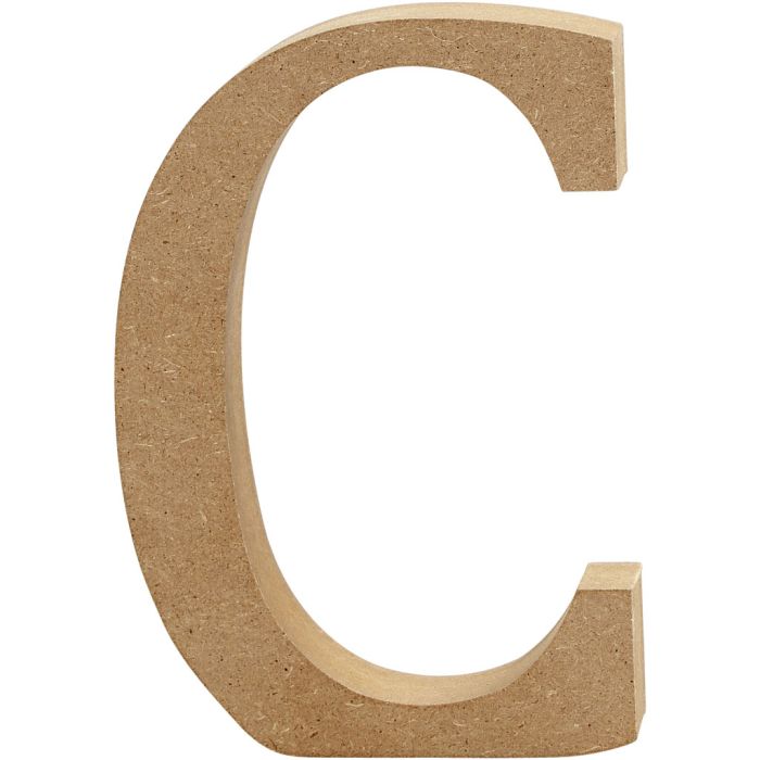 Letter, C, 8 cm, 1,5 cm, 1 pc