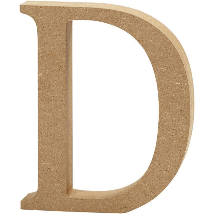 Letter, D, H: 8 cm, thickness 1,5 cm, 1 pc