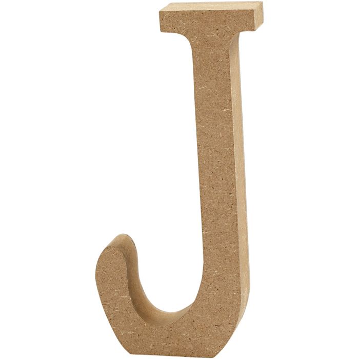 Letter, J, 8 cm, 1,5 cm, 1 pc