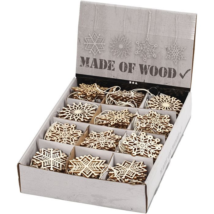 Ornaments, dia. 7 cm, thickness 0,3 cm, 200 pc/ 1 pack