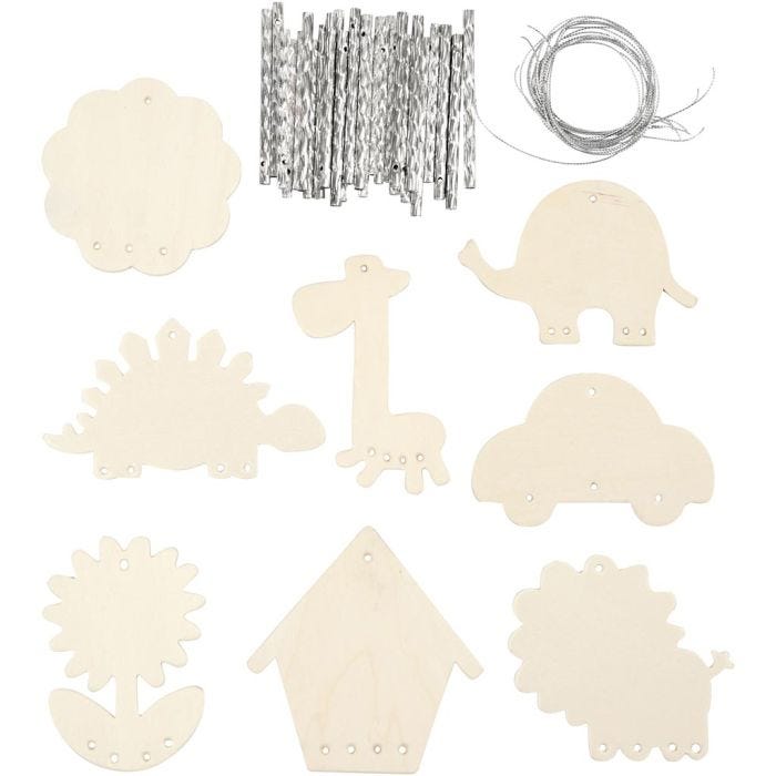 Wind Chimes, size 9-14 cm, thickness 2 mm, 24 pc/ 1 pack