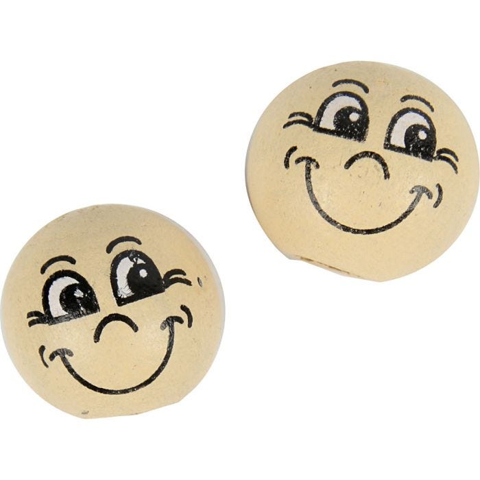 Heads, dia. 12 mm, light beige, 20 pc/ 1 pack