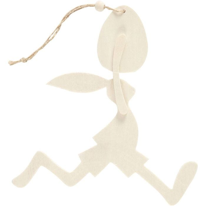Bunny with egg, H: 18 cm, W: 17 cm, 1 set