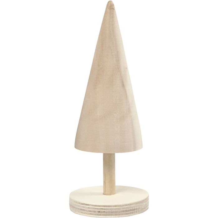 Christmas tree, H: 15,5 cm, dia. 5 cm, 1 pc