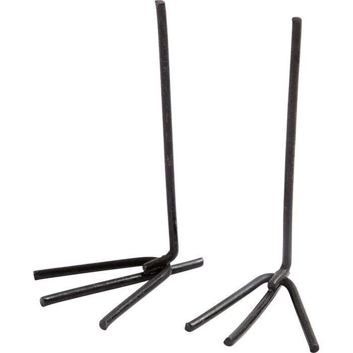 Chicken Feet, H: 5 cm, W: 2 cm, black, 10 pair/ 1 pack