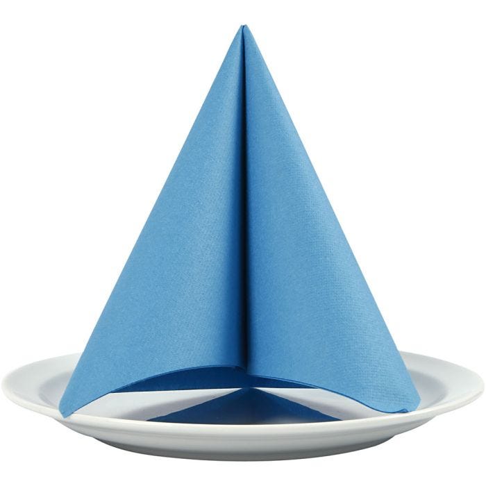 Table Napkins, size 40x40 cm, 60 g, turquoise, 20 pc/ 1 pack