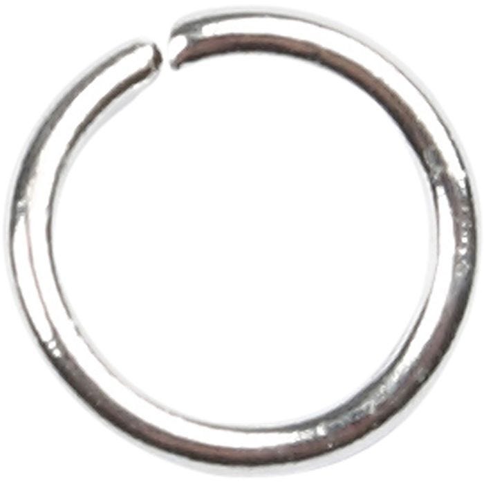 Jump Ring, size 5,4 mm, thickness 0,7 mm, silver-plated, 500 pc/ 1 pack