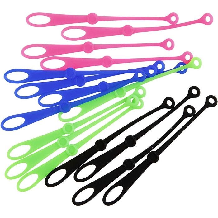 Key Rings, L: 10,5 cm, W: 1 cm, 45 pc/ 1 pack