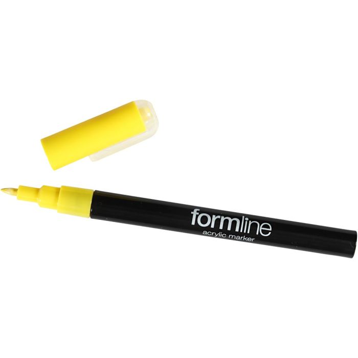 formline acrylic marker, 0,7 mm, yellow, 1 pc