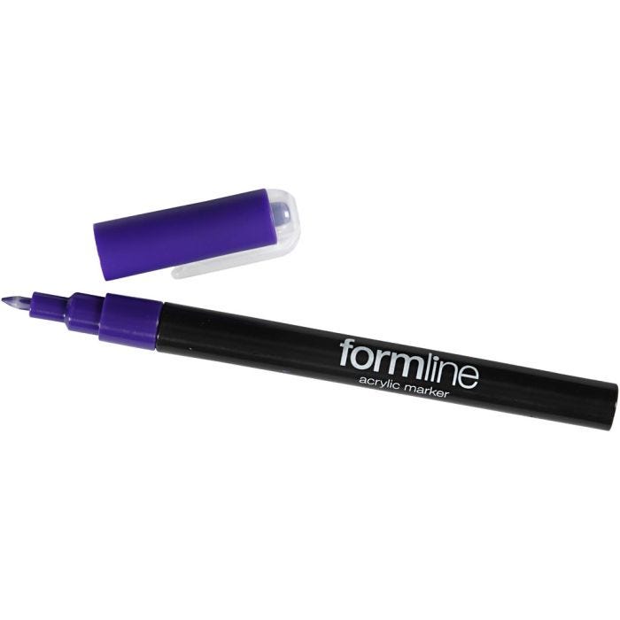 formline acrylic marker, 0,7 mm, purple, 1 pc