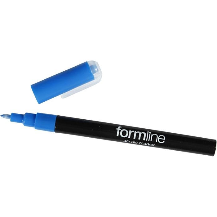 formline acrylic marker, 0,7 mm, blue, 1 pc