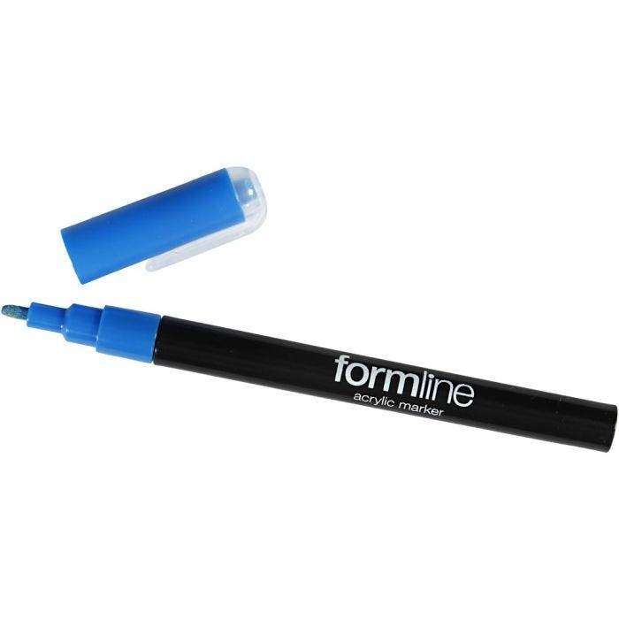formline acrylic marker, 0,9-1,3 mm, blue, 1 pc