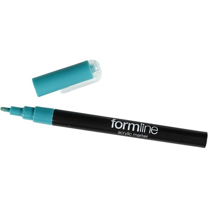 formline acrylic marker, 0,9-1,3 mm, turquoise, 1 pc