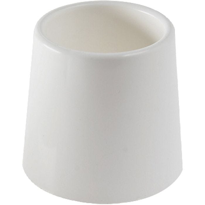 glass/cup, H: 9,5 cm, dia. 8,5 cm, 300 ml, white, 5 pc/ 1 pack