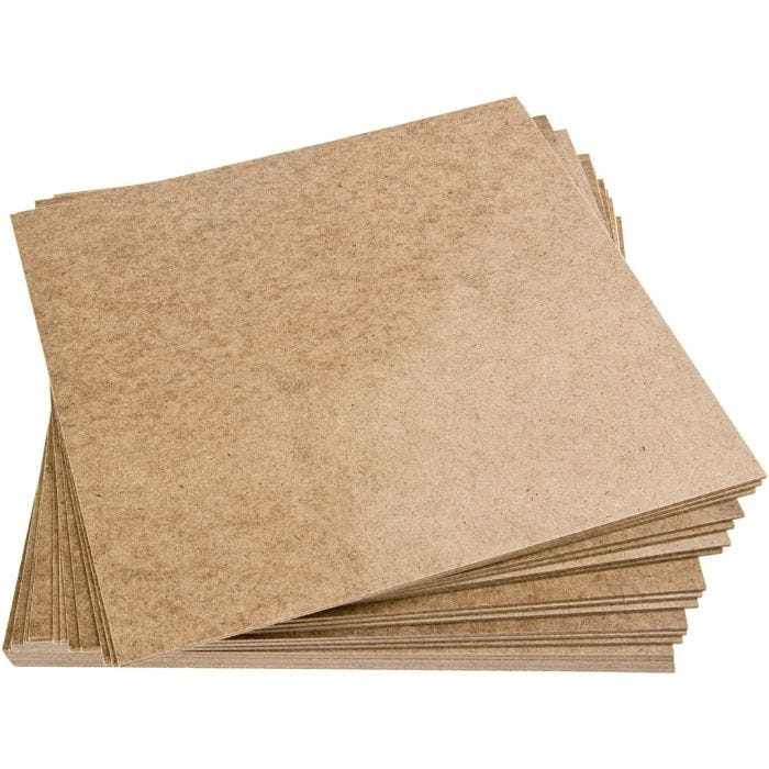 Art Masonite Board, size 30x30x0,25 cm, 20 pc/ 1 pack