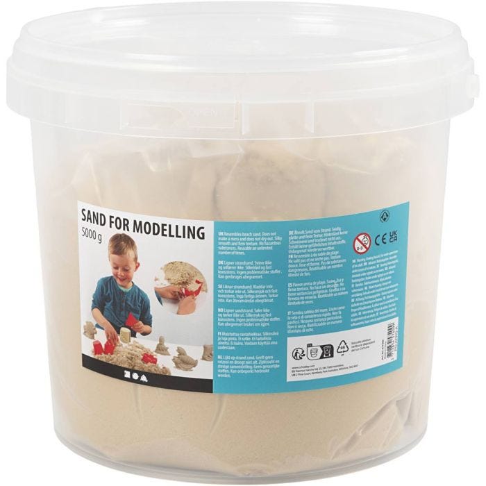 Sand for modelling, 5 kg/ 1 pack