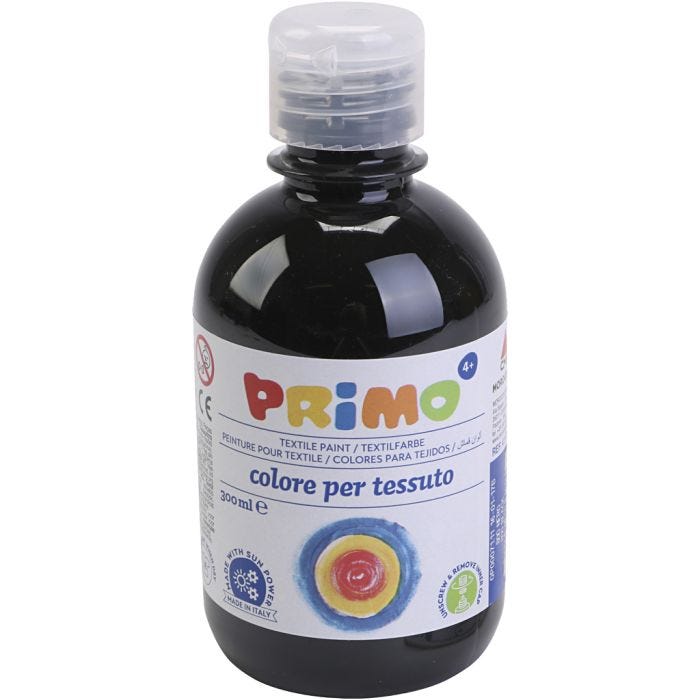 Textile Paint, black, 300 ml/ 1 bottle
