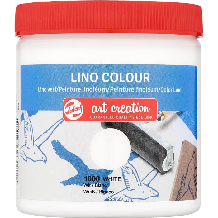 Lino Printing Ink, white, 250 ml/ 1 tub