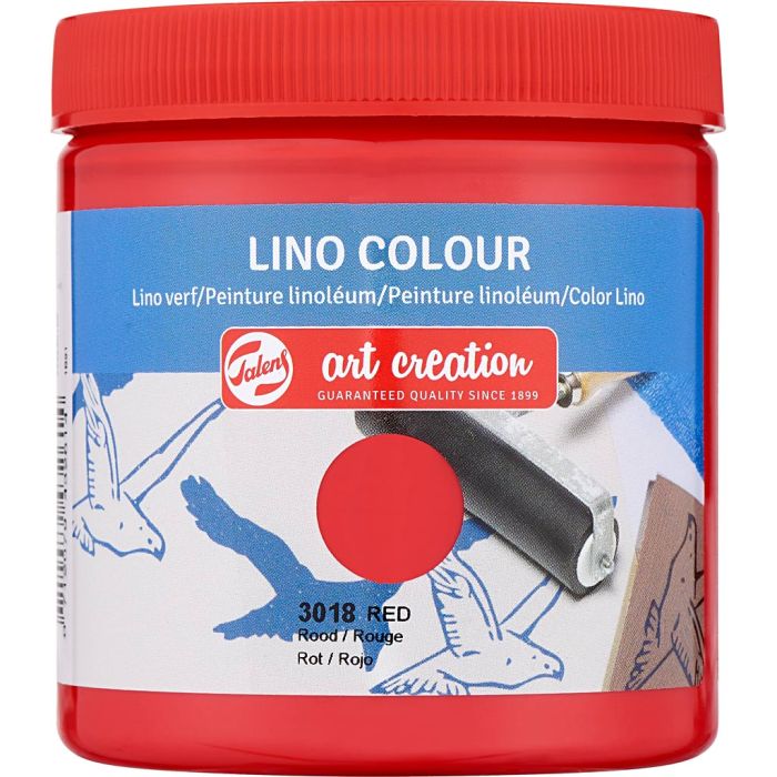 Lino Printing Ink, red, 250 ml/ 1 tub