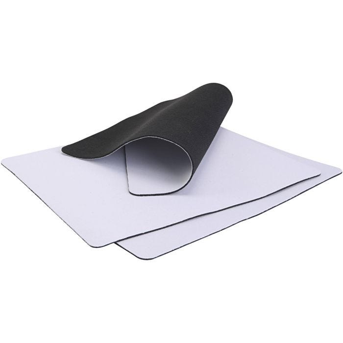 Mouse pads, size 20x24 cm, white, 12 pc/ 1 pack