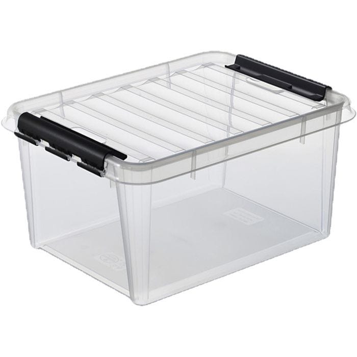 Storage box with lid, size 50x39x26 cm, 32 L, 1 pc