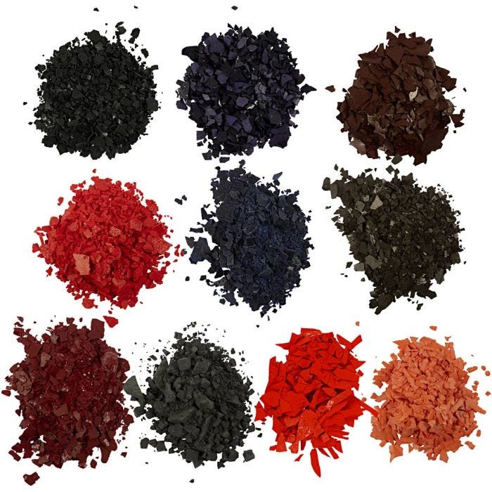 Candle Dye, assorted colours, 10x10 g/ 1 pack
