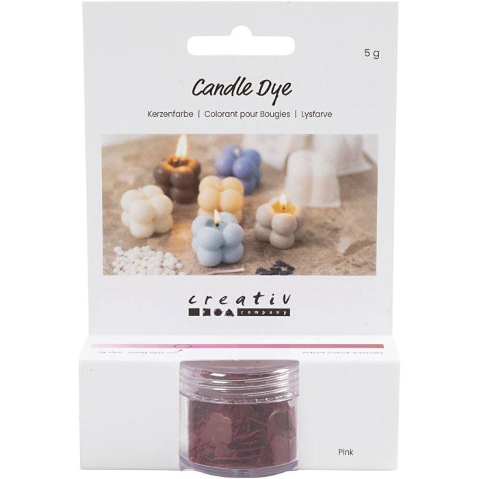 Candle Dye, pink, 5 g/ 1 pack