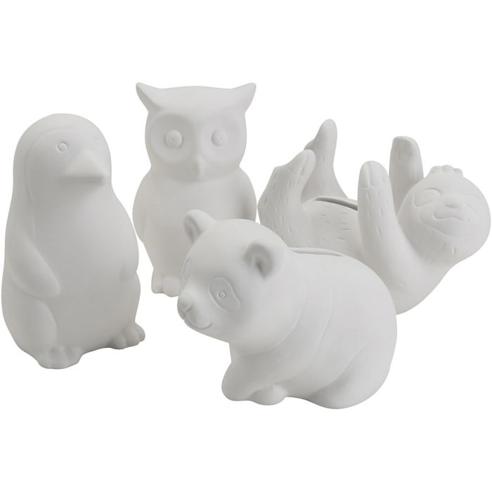 Money Boxes, Animals, size 8,5-11 cm, Content may vary , 4x6 pc/ 1 pack