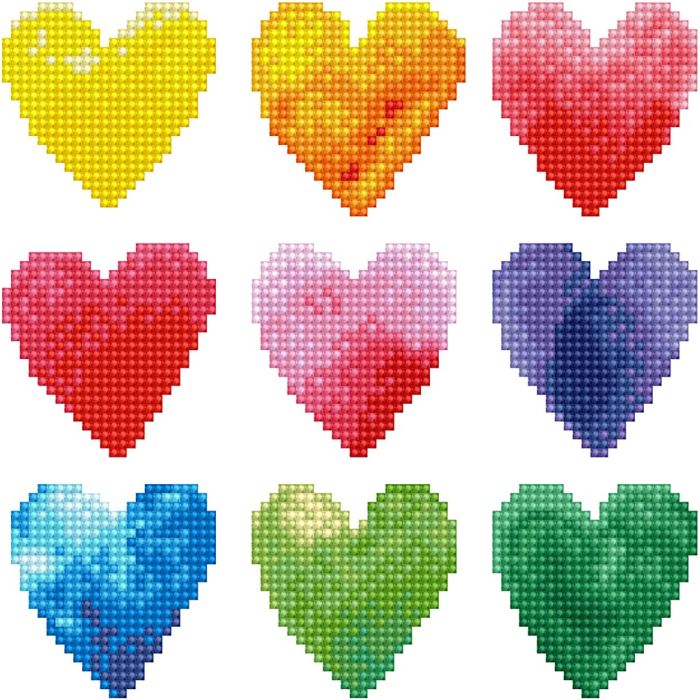 Diamond Dotz, size 23x23 cm, 1 pack