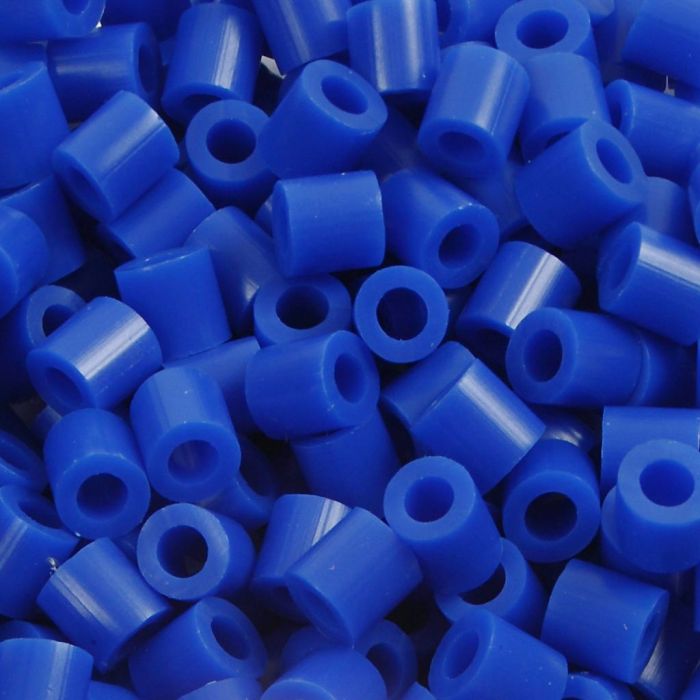 Fuse Beads, size 5x5 mm, hole size 2,5 mm, medium, dark blue (32232), 6000 pc/ 1 pack
