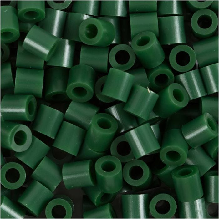 Fuse Beads, green (32255), 1100 pc/ 1 pack