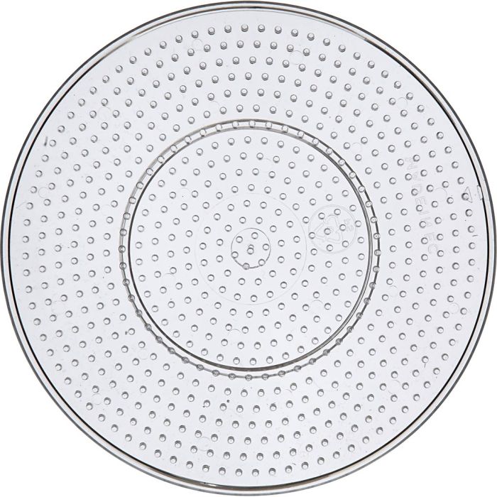 Peg Board, large round, medium, size 15 cm, transparent, 1 pc