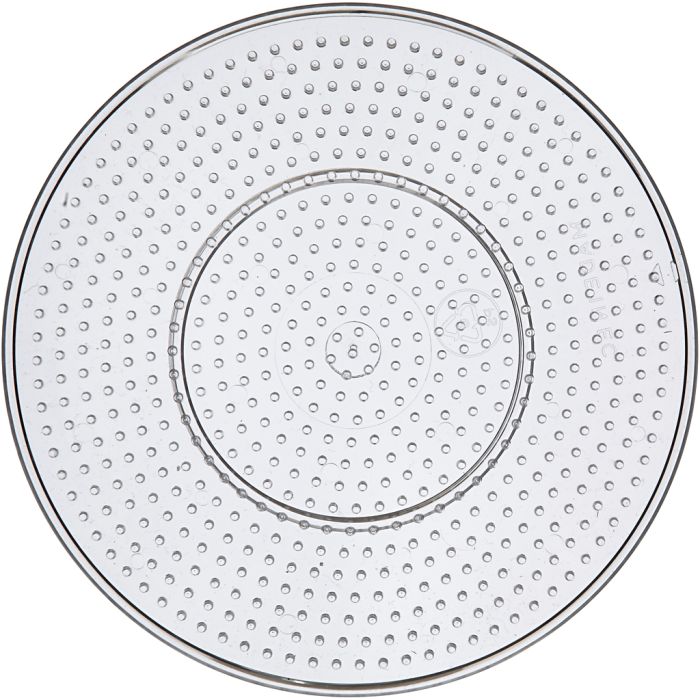 Peg Board, Large round, 15 cm, medium, clear, 1 pc