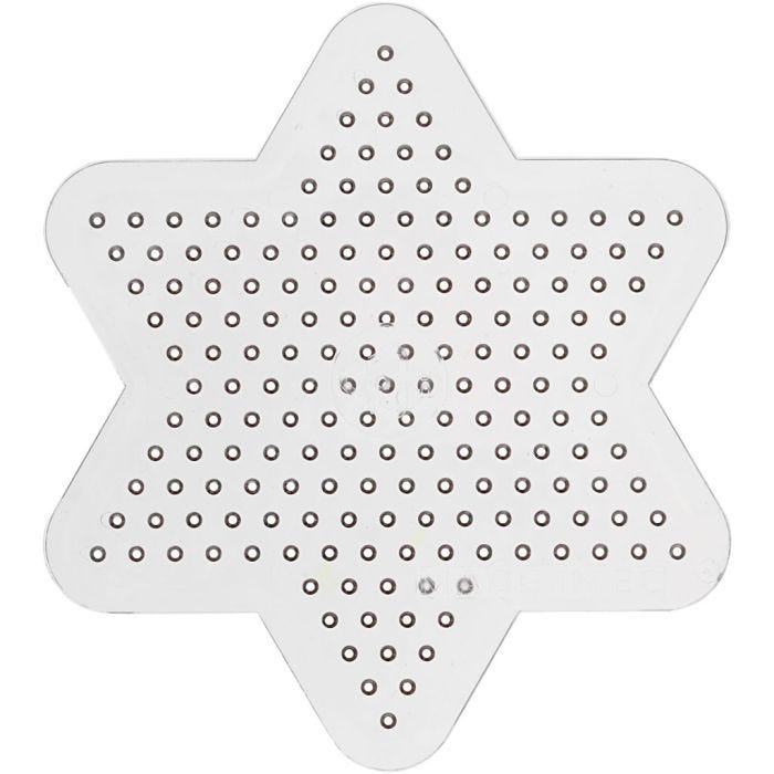 Peg Board, Small star, dia. 10 cm, medium, 10 pc/ 1 pack