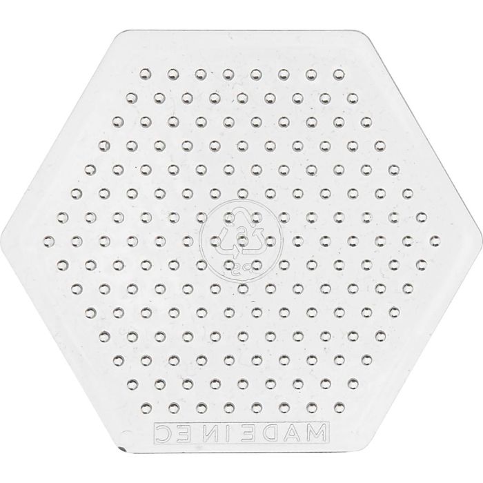 Peg Board, small hexagon, medium, size 7 cm, transparent, 1 pc