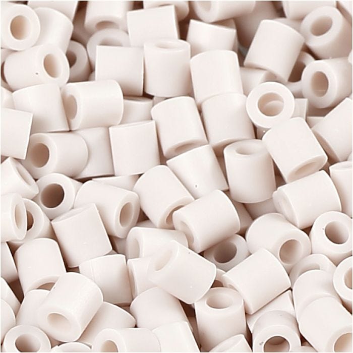 PhotoPearls, size 5x5 mm, hole size 2,5 mm, medium, light grey (10), 1100 pc/ 1 pack