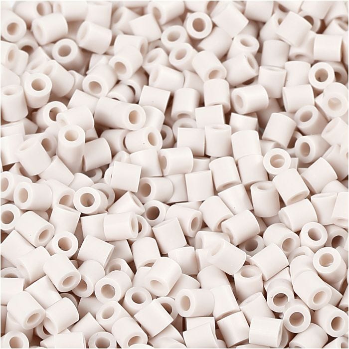 PhotoPearls, size 5x5 mm, hole size 2,5 mm, medium, light grey (10), 6000 pc/ 1 pack