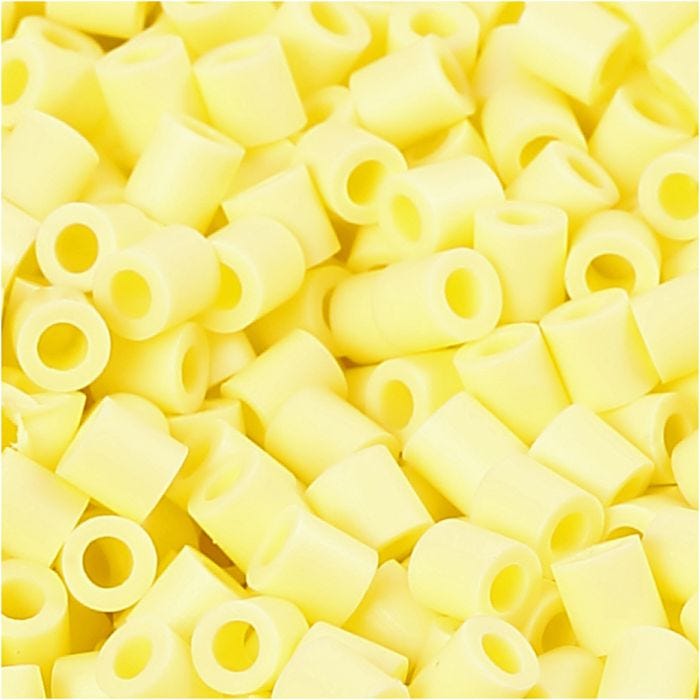 PhotoPearls, size 5x5 mm, hole size 2,5 mm, medium, light yellow (21), 1100 pc/ 1 pack