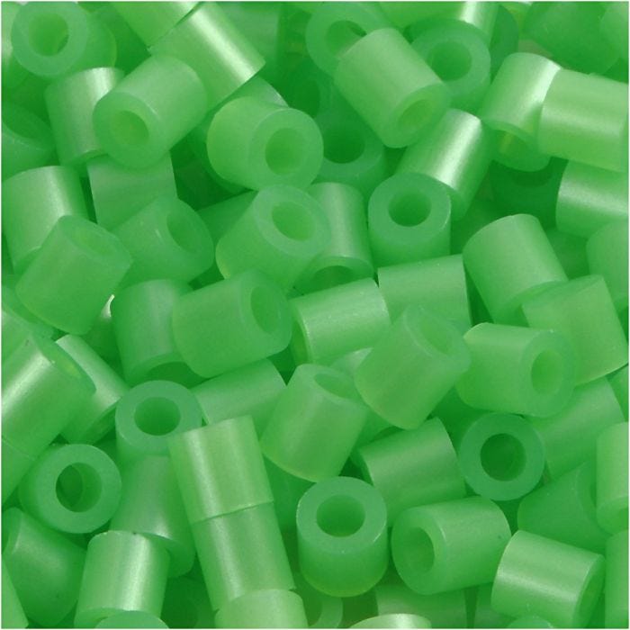 PhotoPearls, size 5x5 mm, hole size 2,5 mm, medium, green mother-of-pearl (22), 1100 pc/ 1 pack