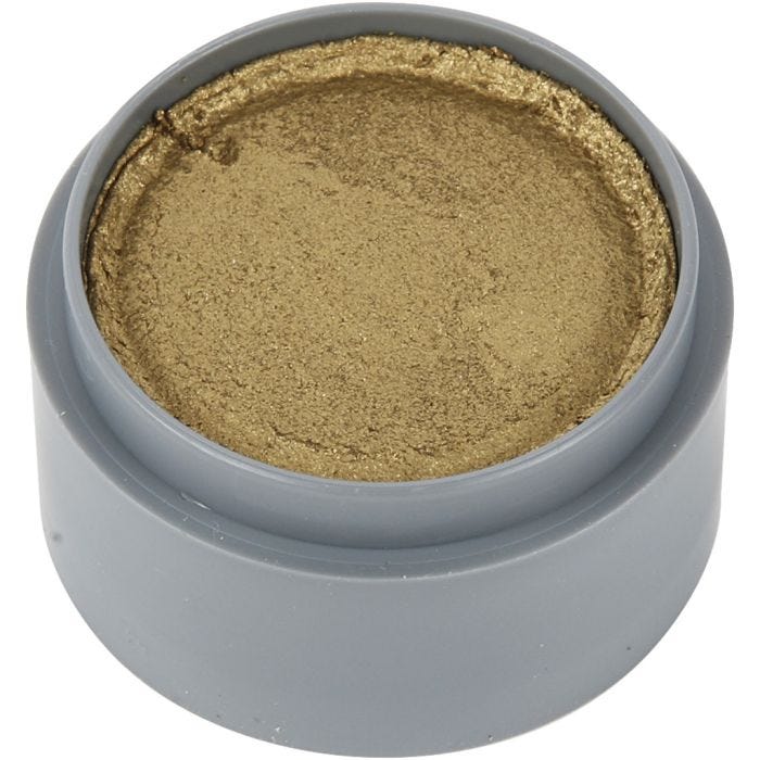 Water-based Face Paint, gold, 15ml/ 1 tub