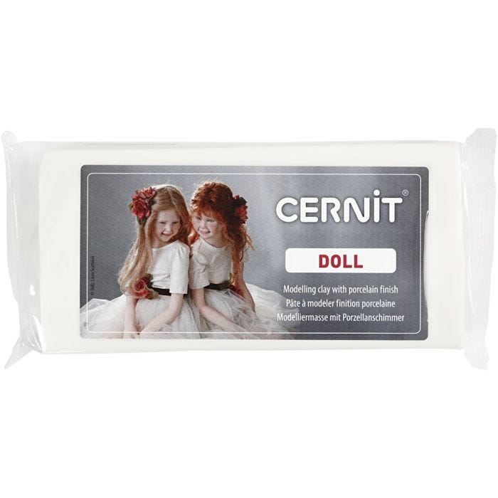 Cernit, white, 500 g/ 1 pack