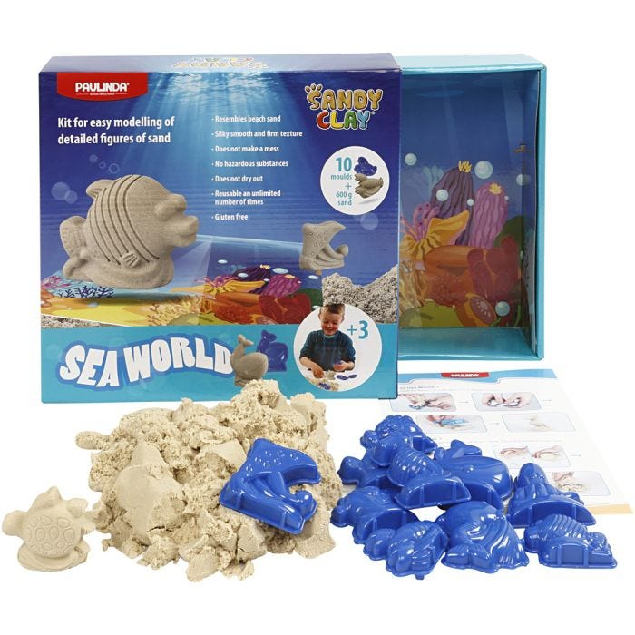 Sandy Clay®, seaworld, natural, 1 set
