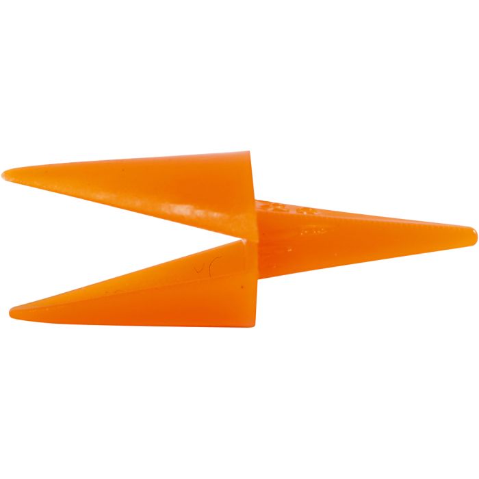 Chicken Beaks, L: 30 mm, orange, 50pc/ 1 pack
