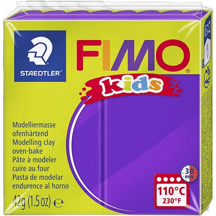 FIMO® Kids Clay, purple, 42 g/ 1 pack