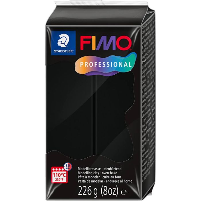 FIMO® Professional Jewellery Clay, black, 226 g/ 1 pack