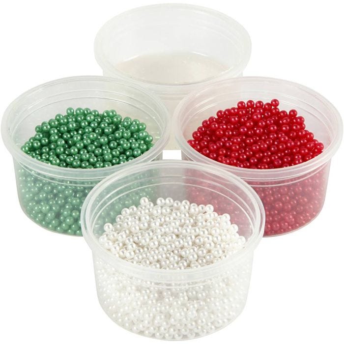 Pearl Clay®, assorted colours, 3x25+38 g, 1 set