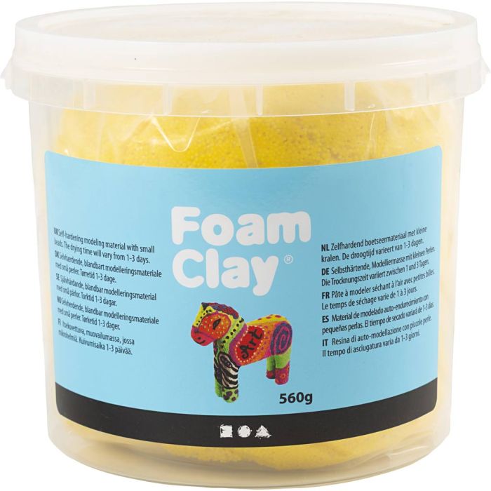 Foam Clay®, yellow, 560 g/ 1 bucket
